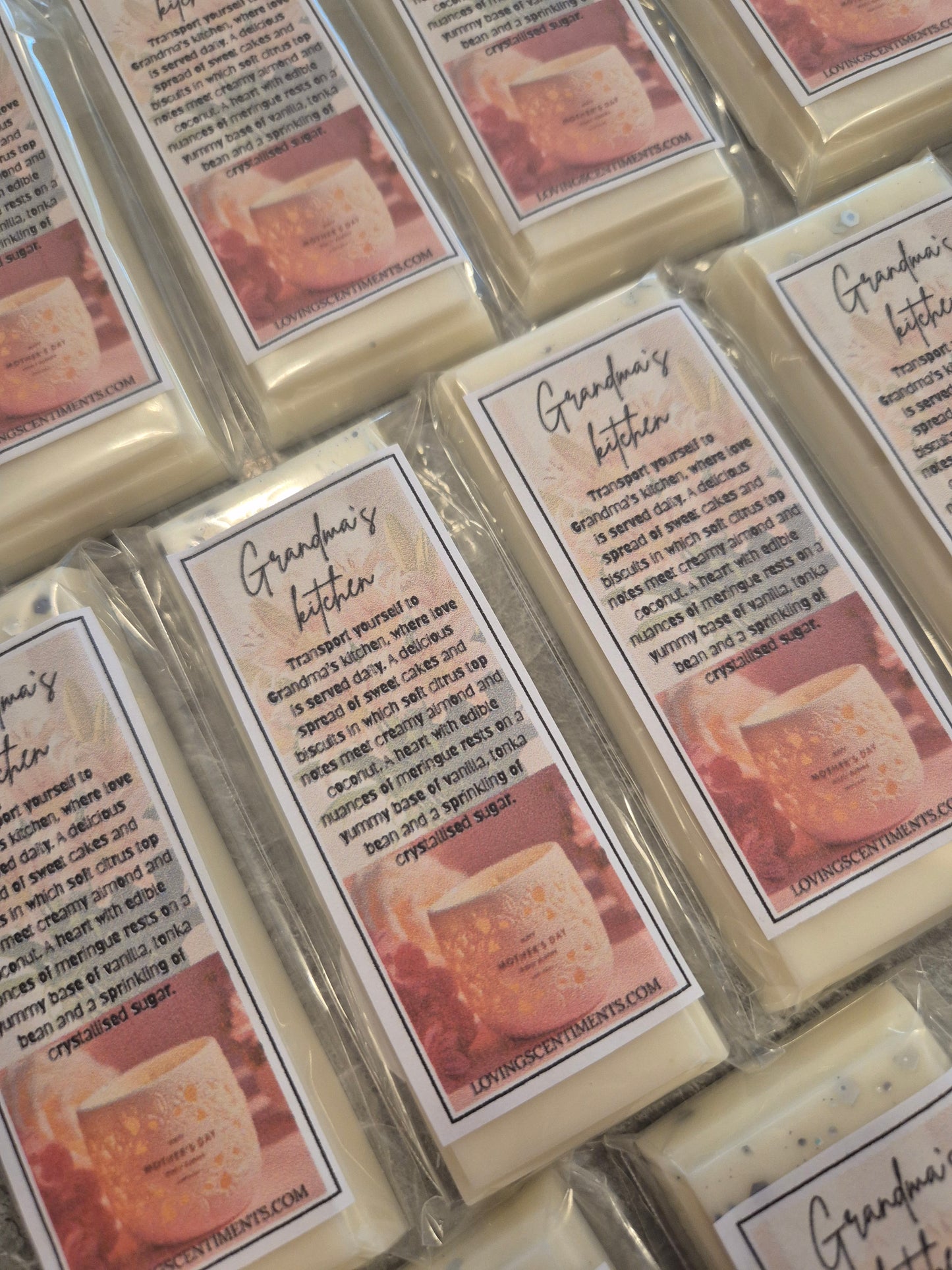 Mothers day snap bar wax melts