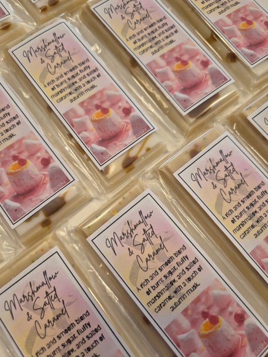 Marshmallow scent snap bar wax melts