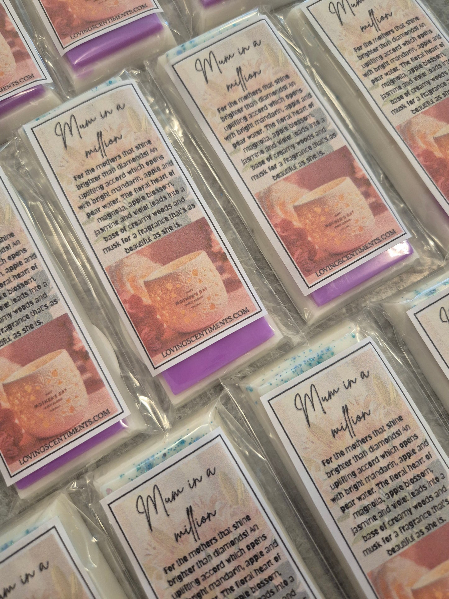 Mothers day snap bar wax melts
