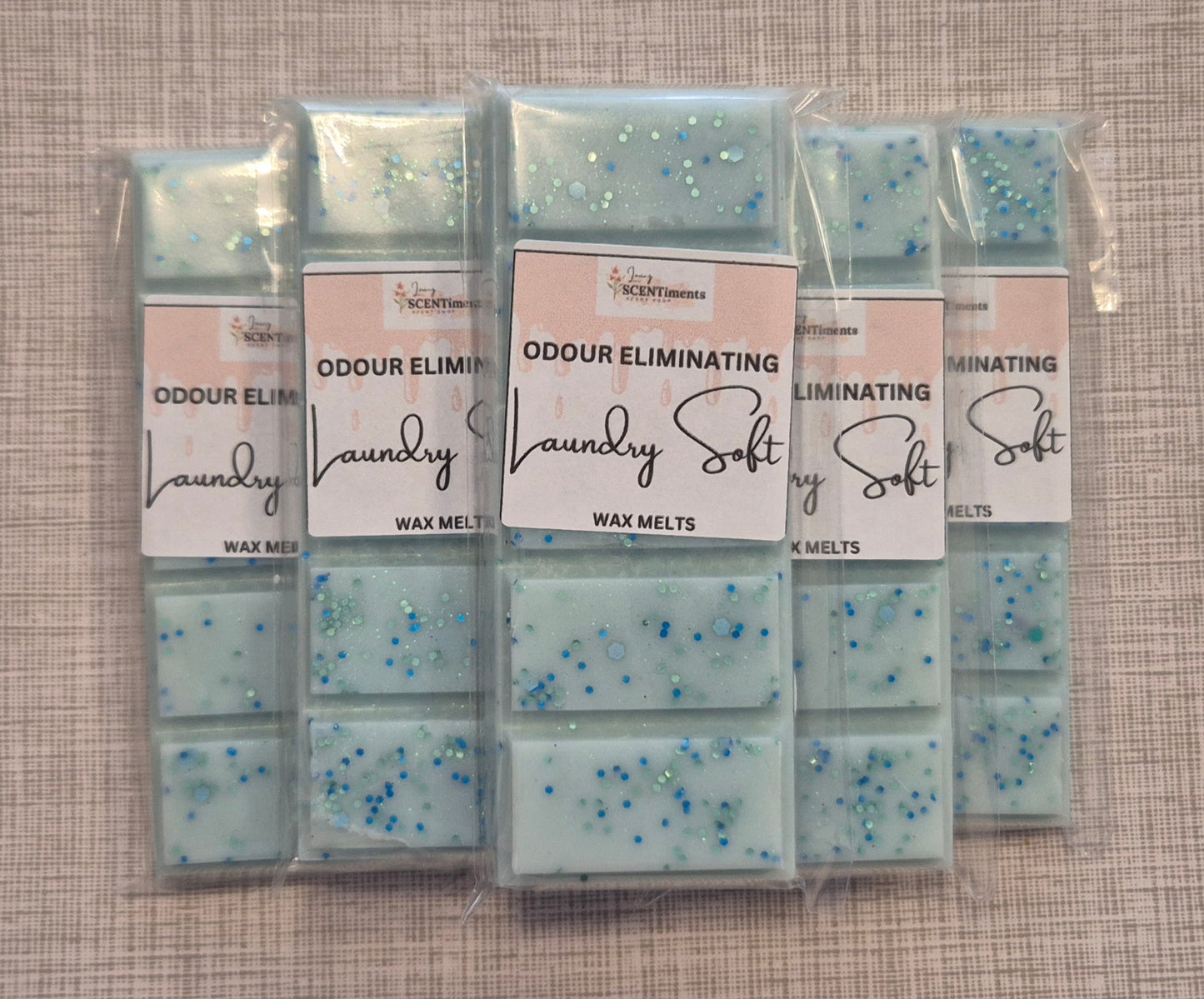 Odour eliminating wax melts