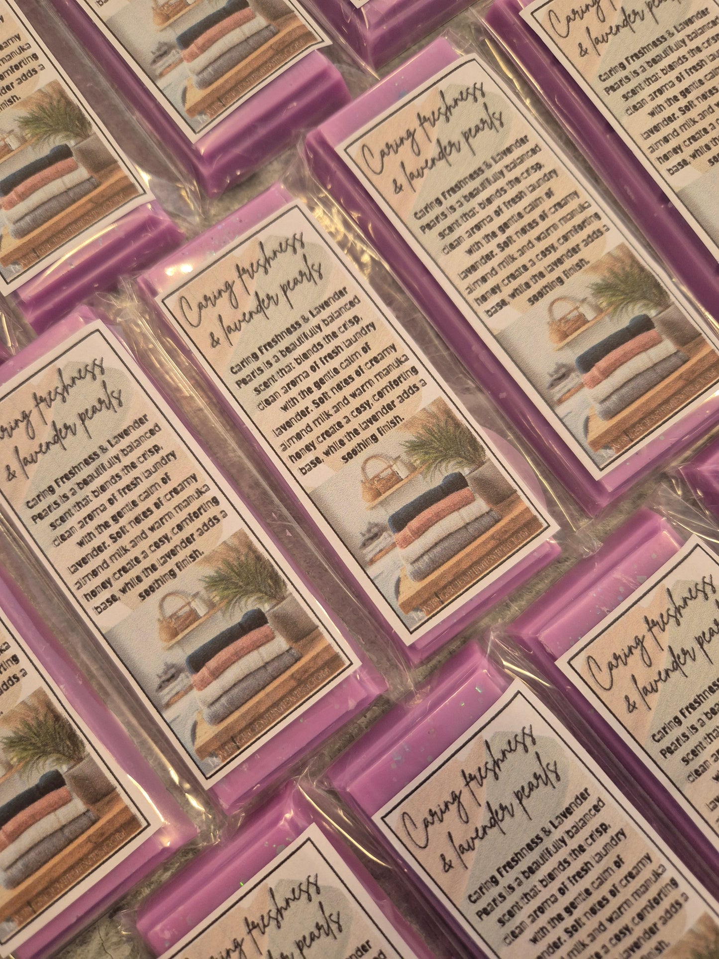 Laundry collection snap bar wax melts