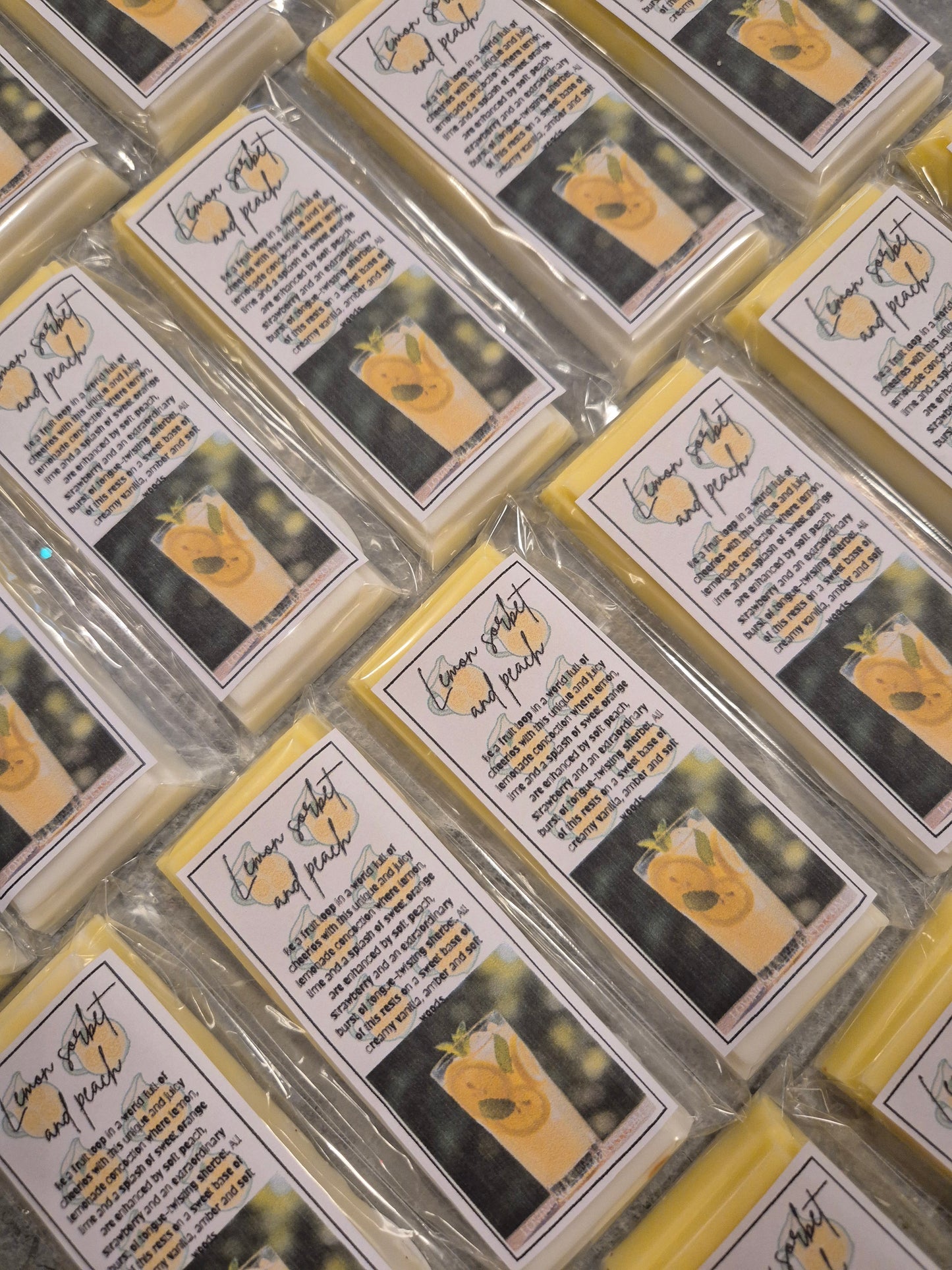 Lemonade wax melt snap bars