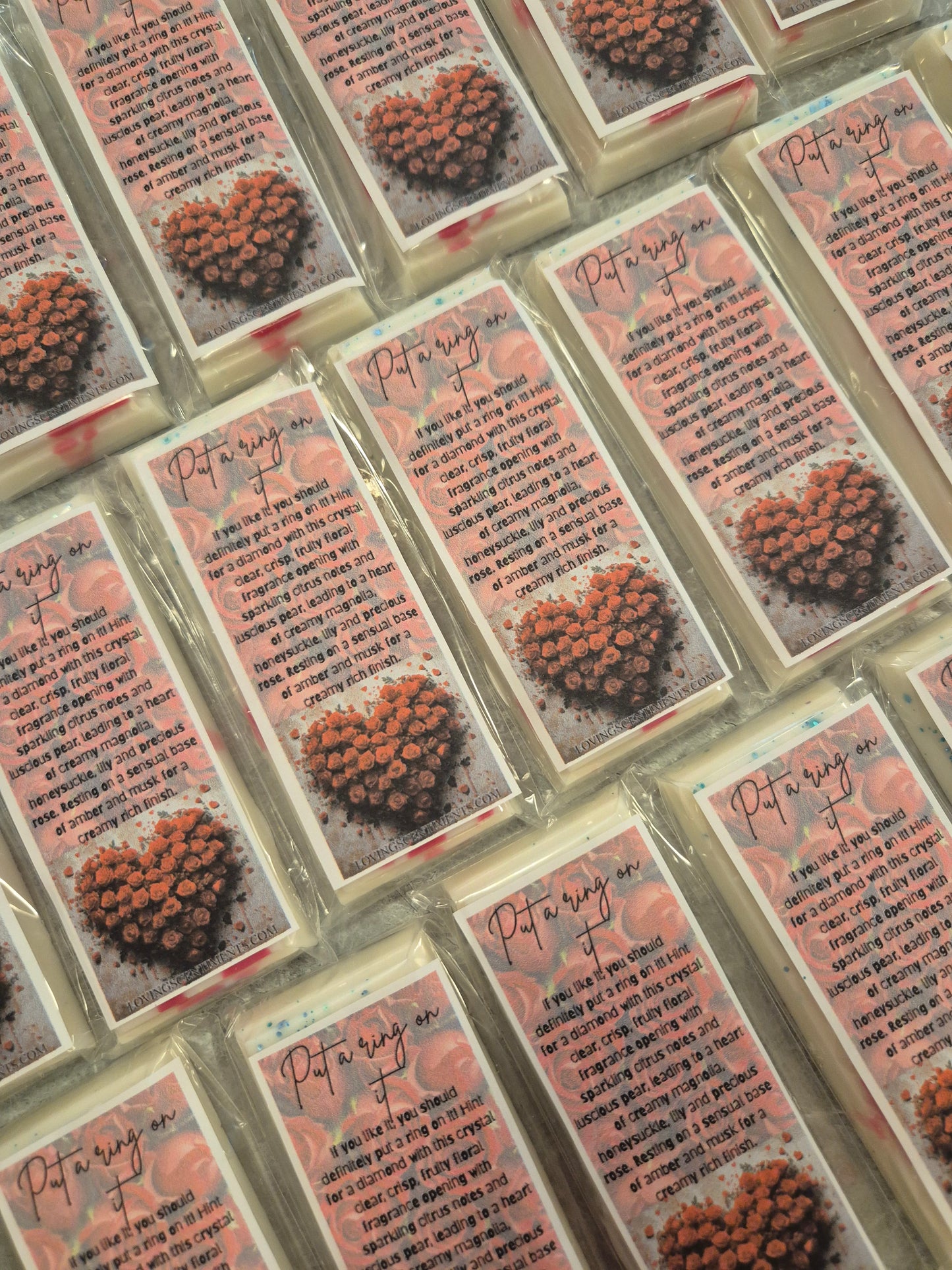 Valentines snap bar wax melts