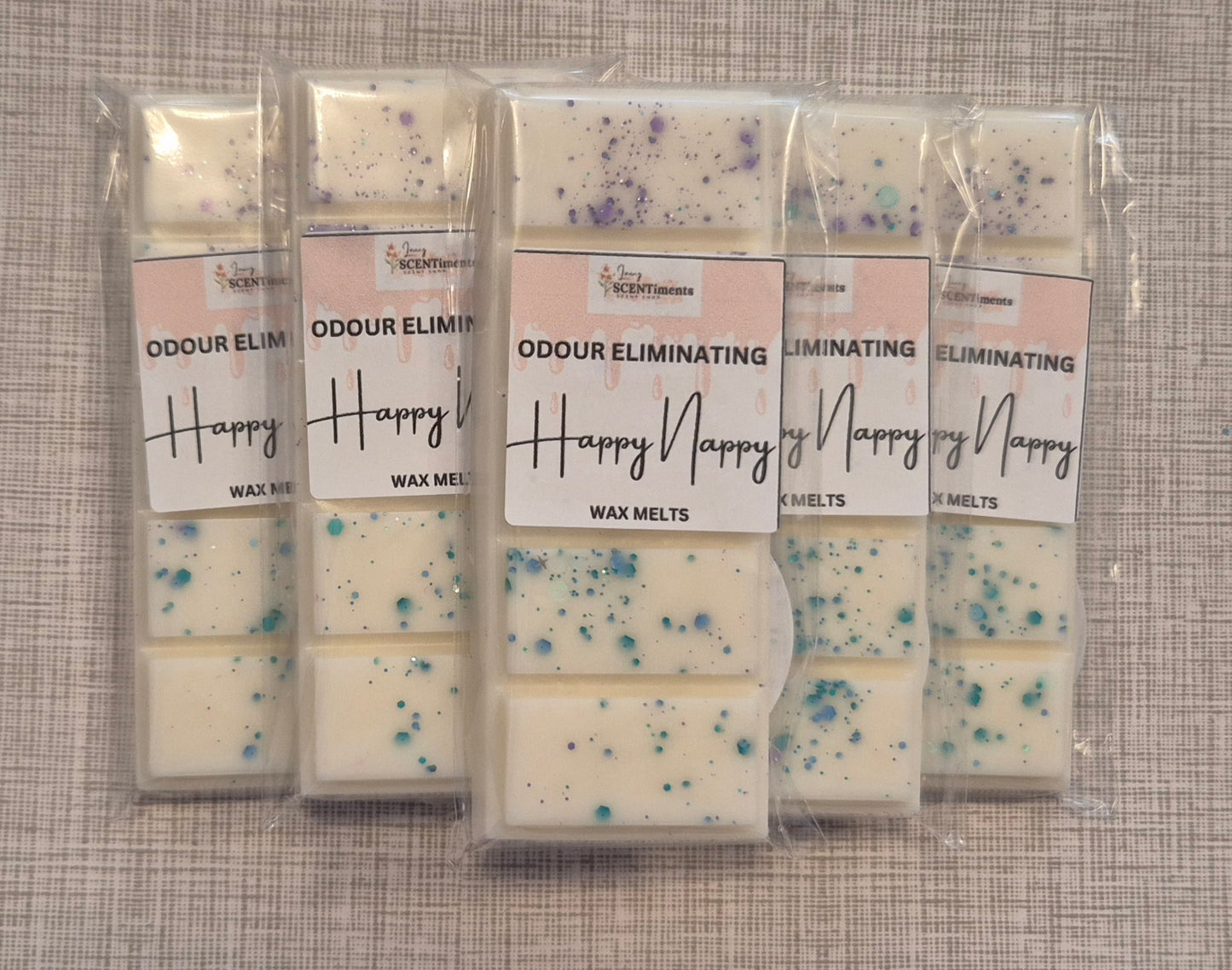 Odour eliminating wax melts