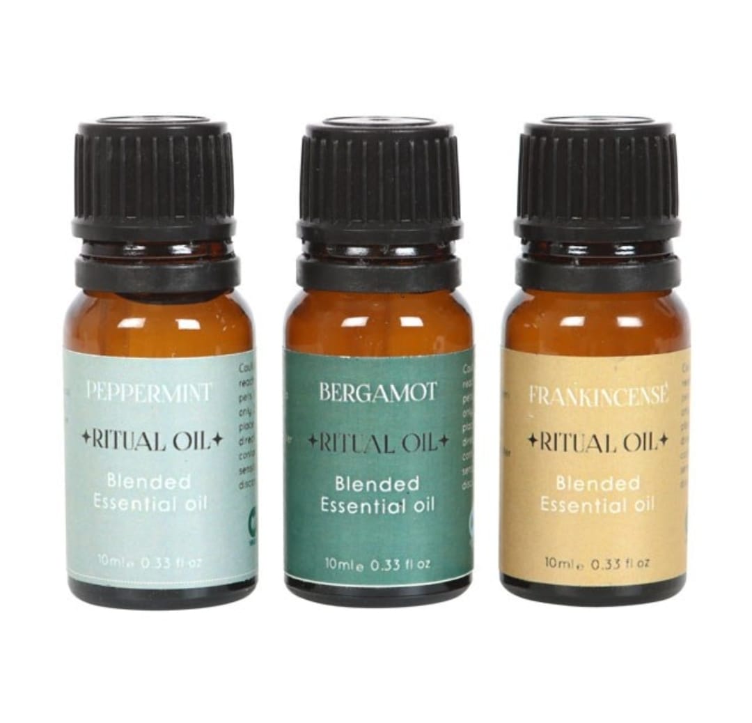 Set of 3 ritual blended essential oils